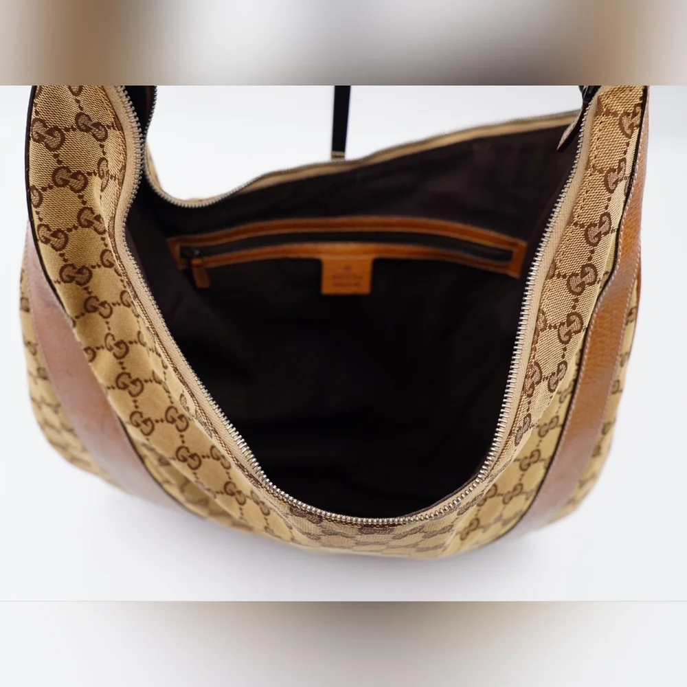 (MT292) Gucci GG Canvas Hobo Shoulder Bag - Picture 11 of 14